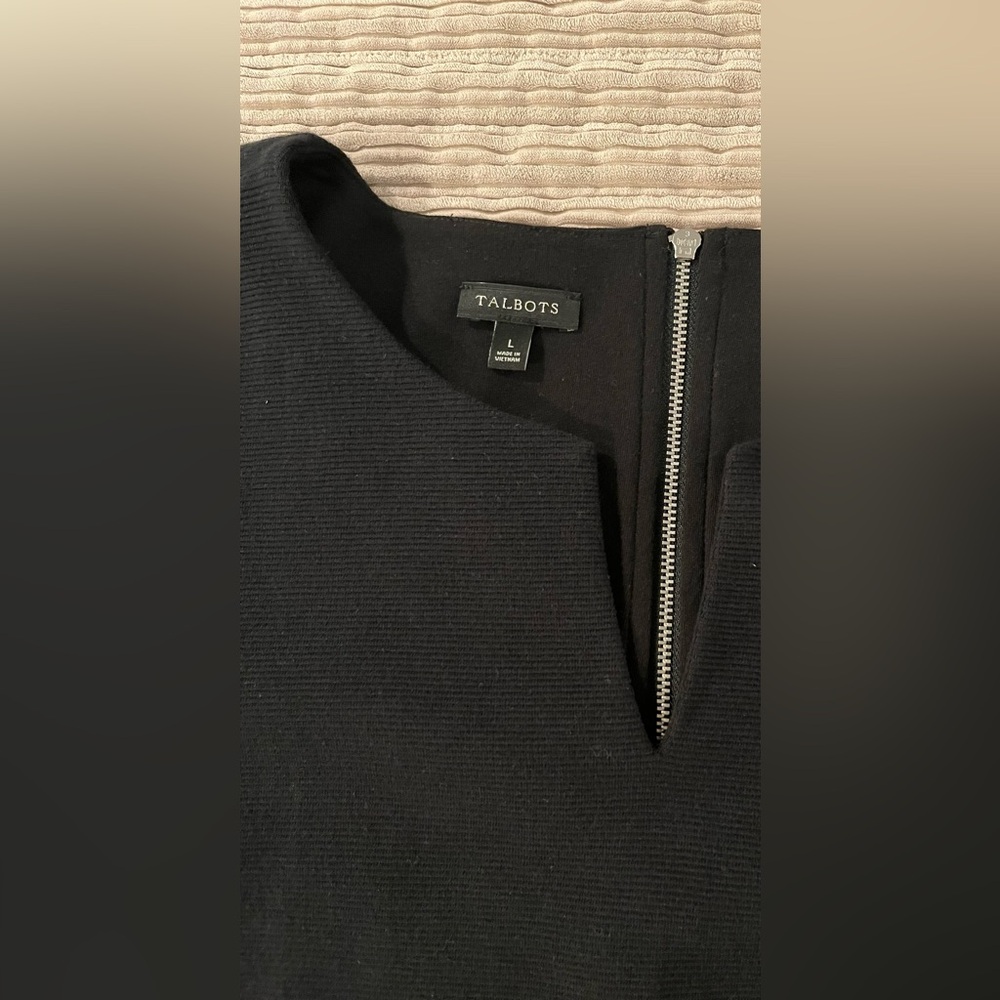 TALBOTS Women’s Black 3/4 Sleeve Tunic